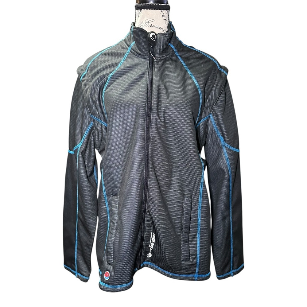 Freeze Out Thermal Protection Moto Jacket Full Zip Detach Sleeves
